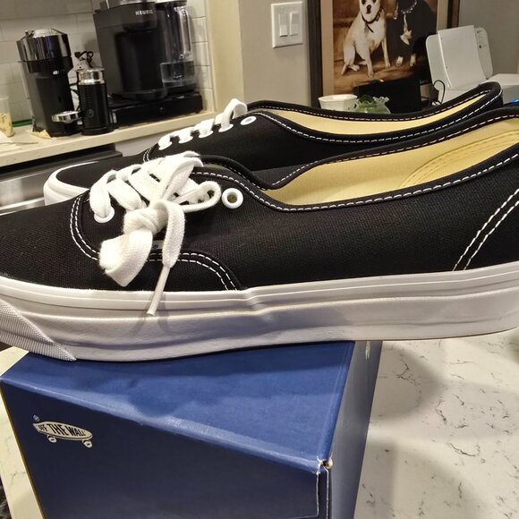 Vans Lx Authentic Reissue 44 Black White VN000CQABA2 Sneakers Mens Size 13 NEW - Picture 6 of 16